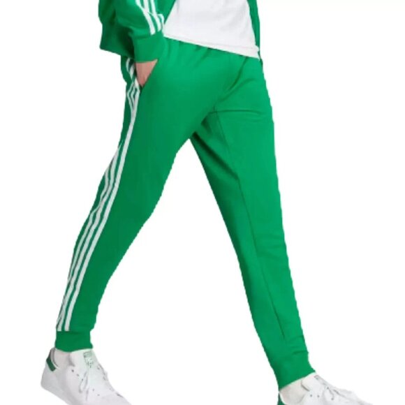 Adidas Originals Men's Green White Adicolor Classics SST Track Pants IK3515 - Picture 4 of 4